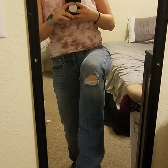 Skinny kick light wash hole jeans - Picture 3 of 6